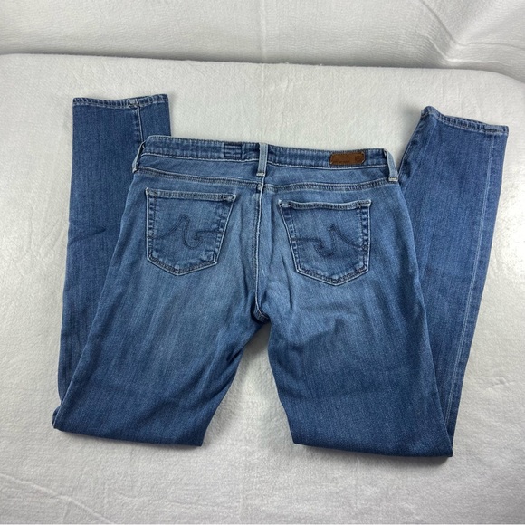 Adriano Goldschmied Womens Jeans Size 28 The Stlit Cigarette Leg Inseam 28" - Picture 2 of 12